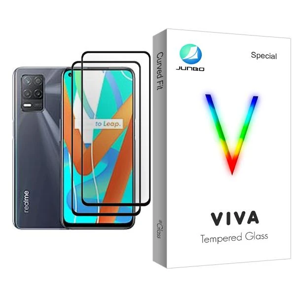 محافظ صفحه نمایش جانبو مدل Viva Glass MIX002 مناسب برای گوشی موبایل ریلمی V13 5G بسته دو عددی