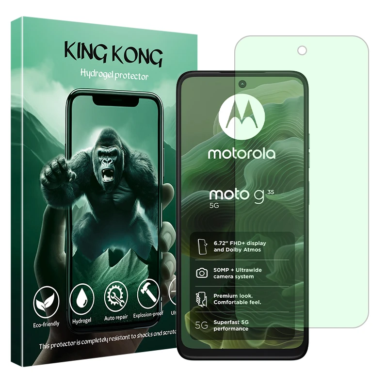 محافظ صفحه نمایش گرین لایت کینگ کونگ مدل Eye Care مناسب برای گوشی موبایل موتورولا Moto G35