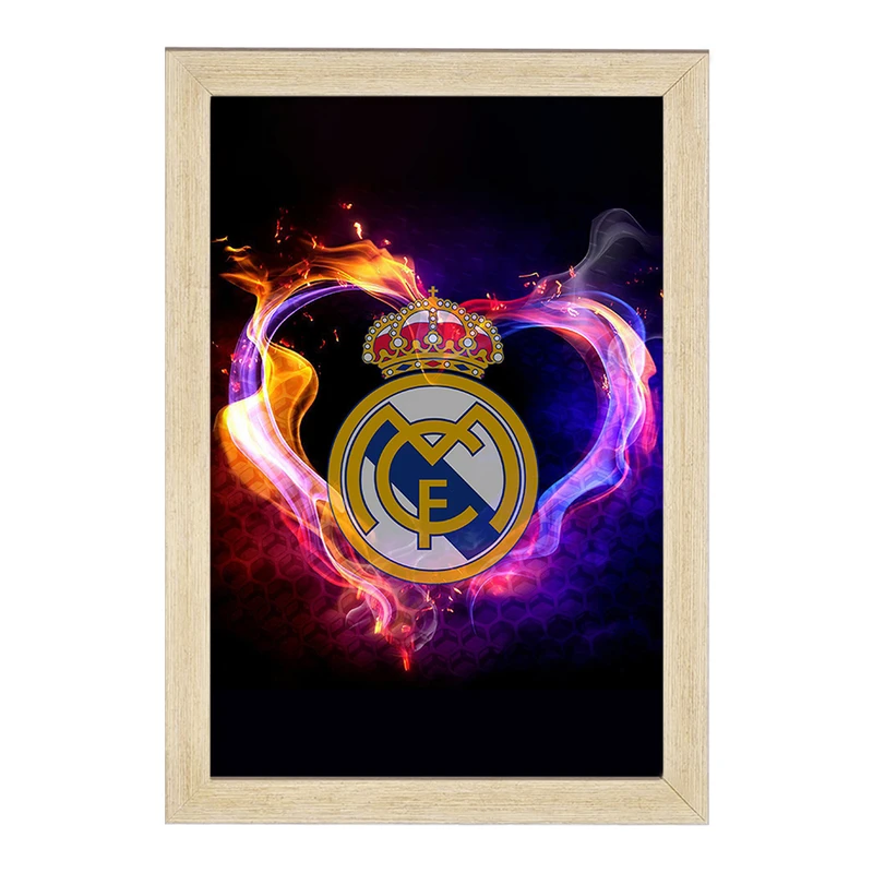 تابلو خندالو مدل باشگاه رئال مادرید Real Madrid  کد 2057