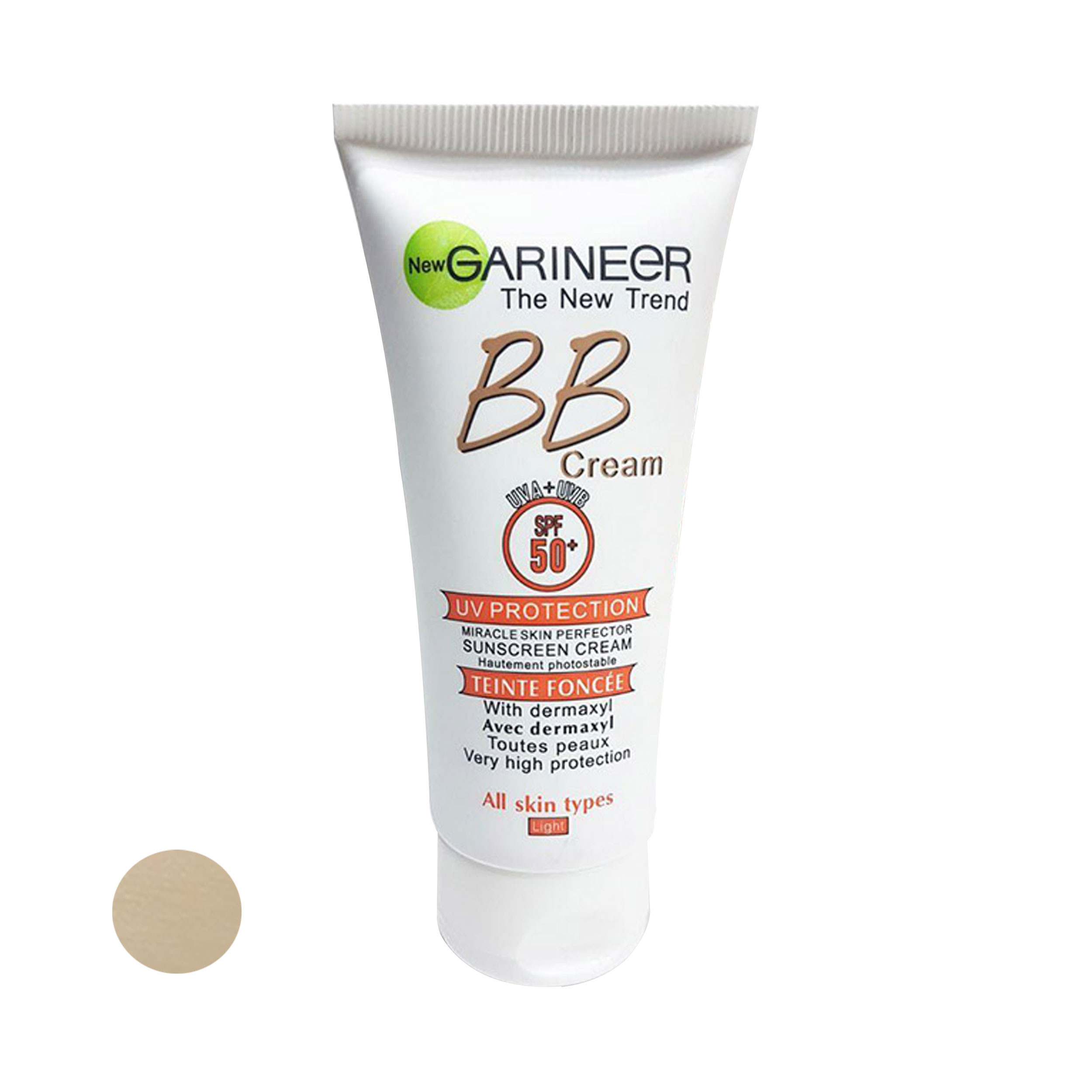 کرم ضد آفتاب رنگی BB گارنیه SPF50 مدل 01 مناسب انواع پوست حجم 100 میلی لیتر کرم ضد آفتاب رنگی BB گارنیه SPF50 مدل 01 مناسب انواع پوست حجم 100 میلی لیتر