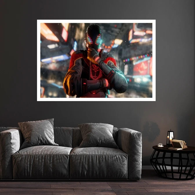 تابلو بکلیت طرح فیلم اسپایدر من مدل قاب شاسی W-s8879