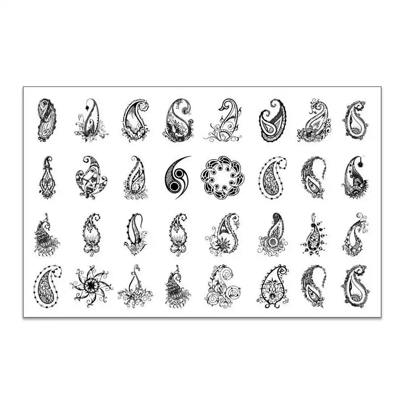 برچسب لنز ناخن مدل BLN4631