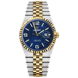 ساعت مچی عقربه‌ای کوارتز مردانه بین باند مدل دیت جاست قفل مخفی کد 006