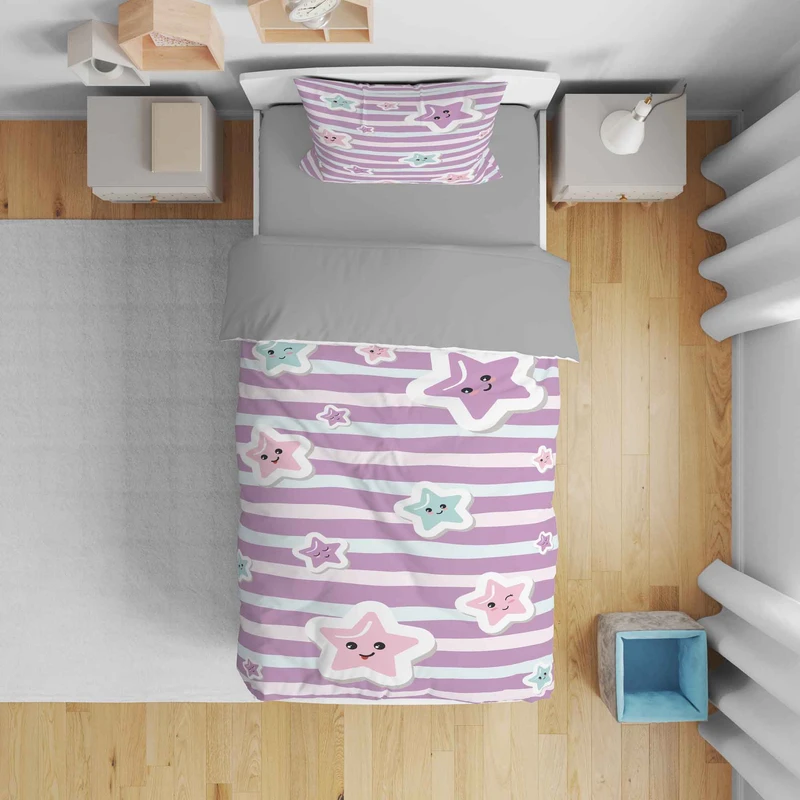 سرویس روتختی مدل ستاره 5344 تک نفره 5 تکه