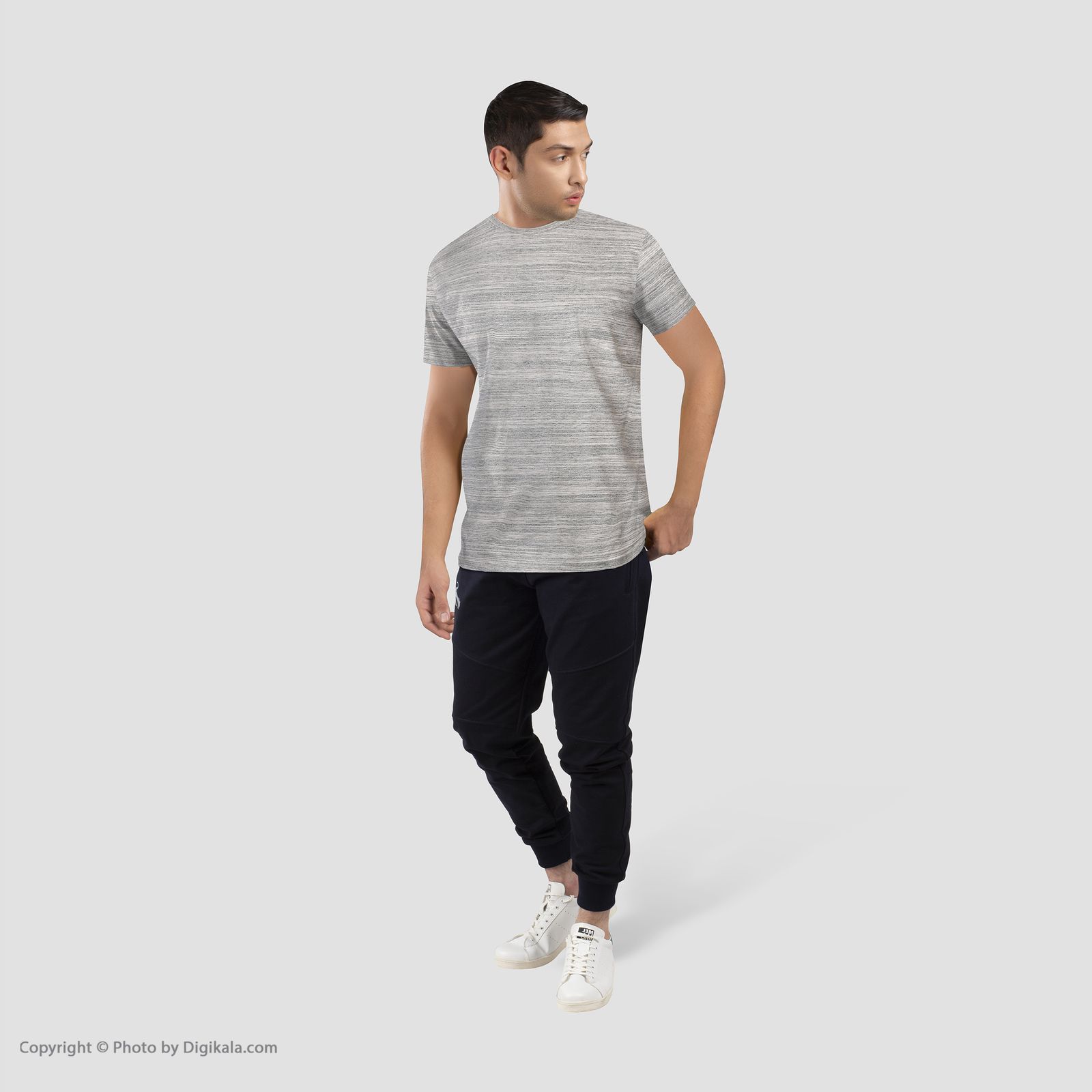 تی شرت آستین کوتاه مردانه جی تی هوگرو مدل تک جیب -  - 2