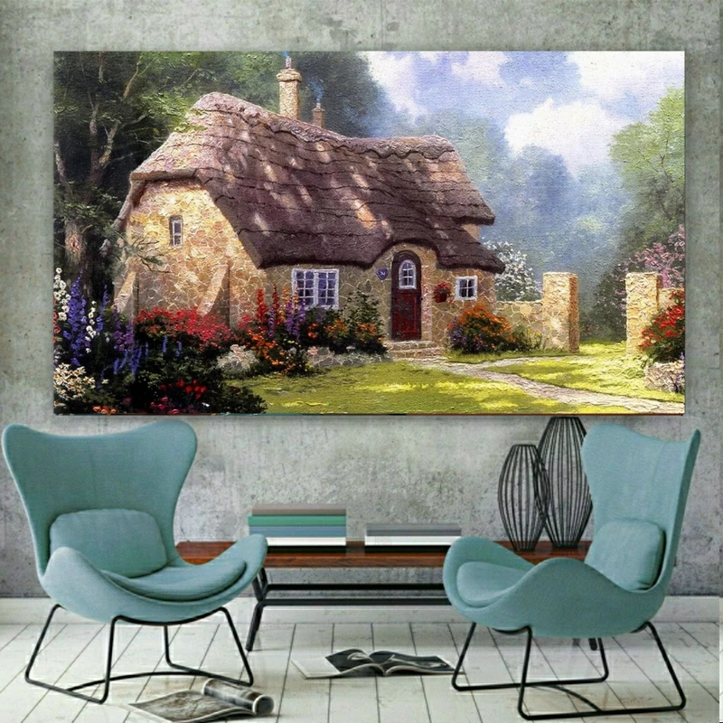  پوستر دیواری طرح خانه انیمیشنی مدل SDP125