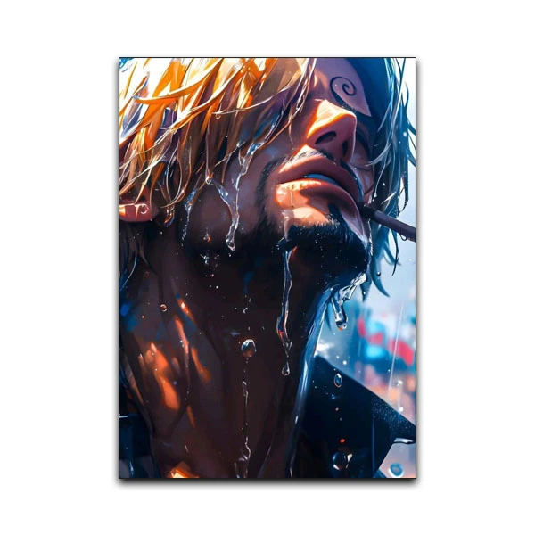 تابلو شاسی گوفی مدل سانجی انیمه وان پیس طرح One Piece Sanji کد DJ54