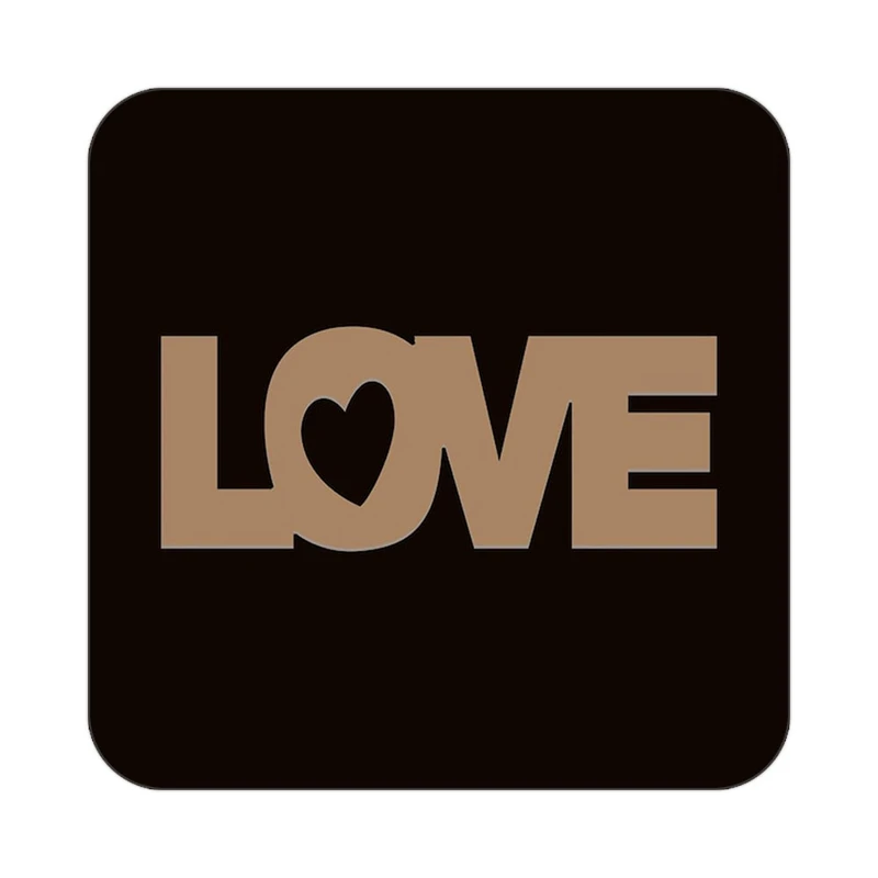 زیر لیوانی کاکتی طرح عاشقانه مدل mp40948