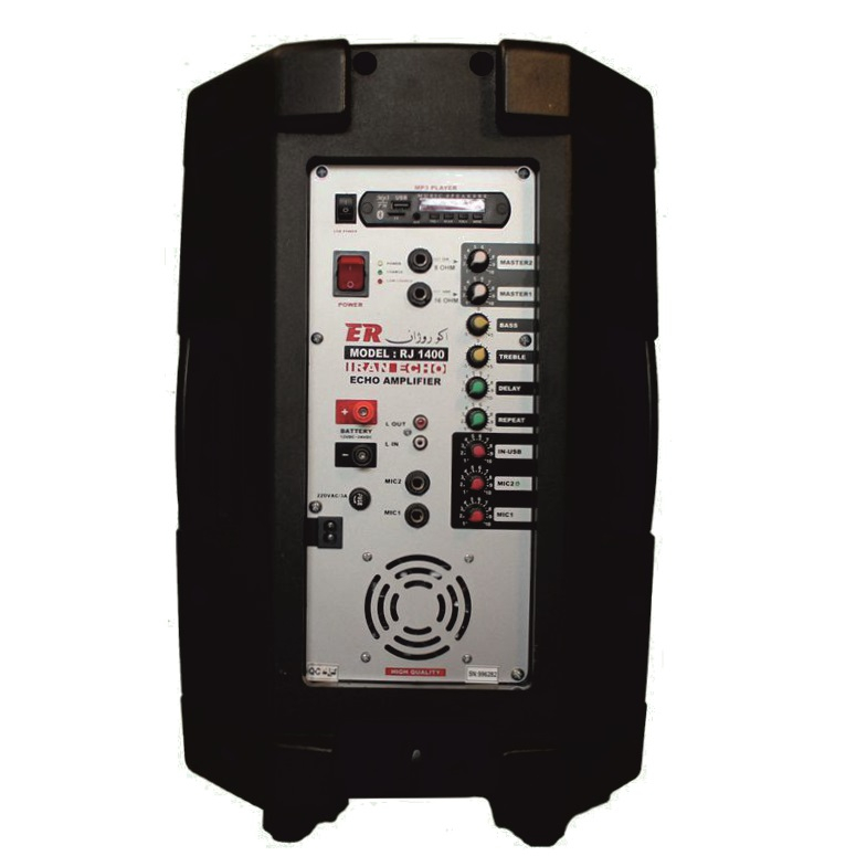 اکو پرتابل اکوروژان مدل RJ140W به همراه میکروفن بی سیم