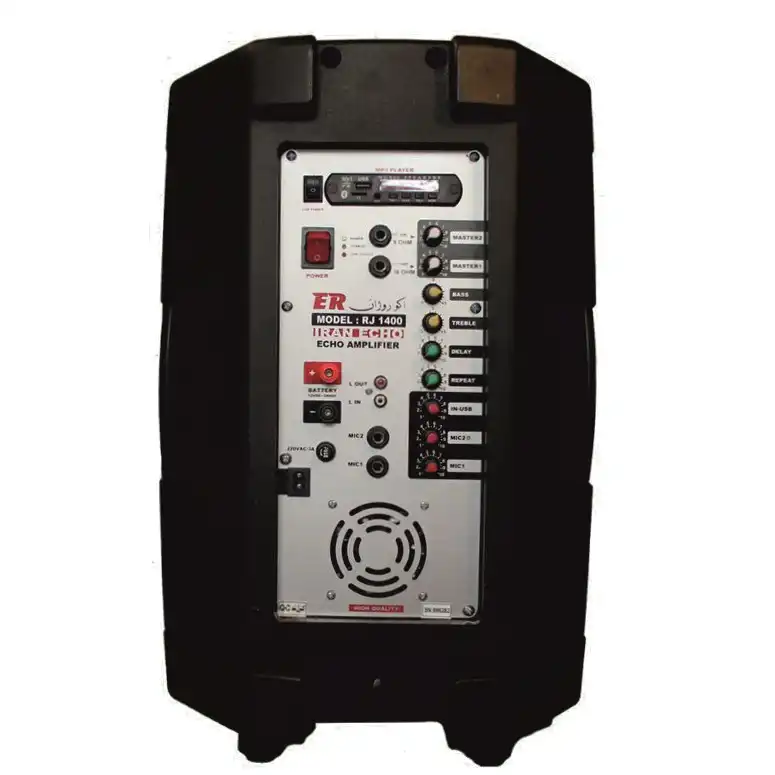 اکو پرتابل اکوروژان مدل RJ140W به همراه میکروفن هدستی بی سیم