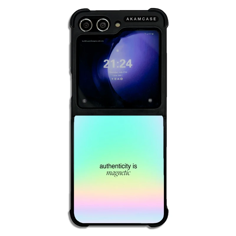 کاور آکام مدل AMC-WSGZFLIP5-POSITIVE-7 مناسب برای گوشی موبایل سامسونگ Galaxy Z Flip 5