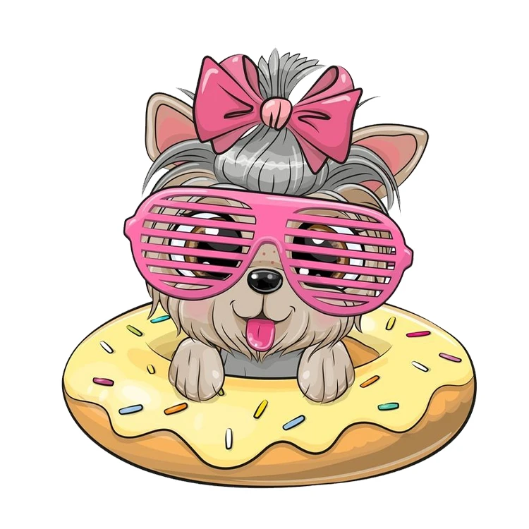 استیکر پارچه و لباس پاد آفرین مدل کارتونی کد S244