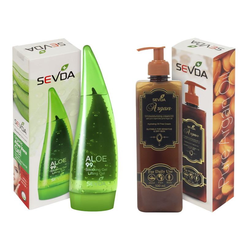 کرم مرطوب کننده سودا مدل روغن آرگان حجم 500 میلی لیتر به همراه ژل آبرسان سودا مدل لیفتینگ آلوئه ورا حجم 250 میلی لیتر کرم مرطوب کننده سودا مدل روغن آرگان حجم 500 میلی لیتر به همراه ژل آبرسان سودا مدل لیفتینگ آلوئه ورا حجم 250 میلی لیتر