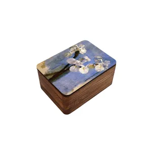 جعبه هدیه چوبی آزاکو مدل BR4-008