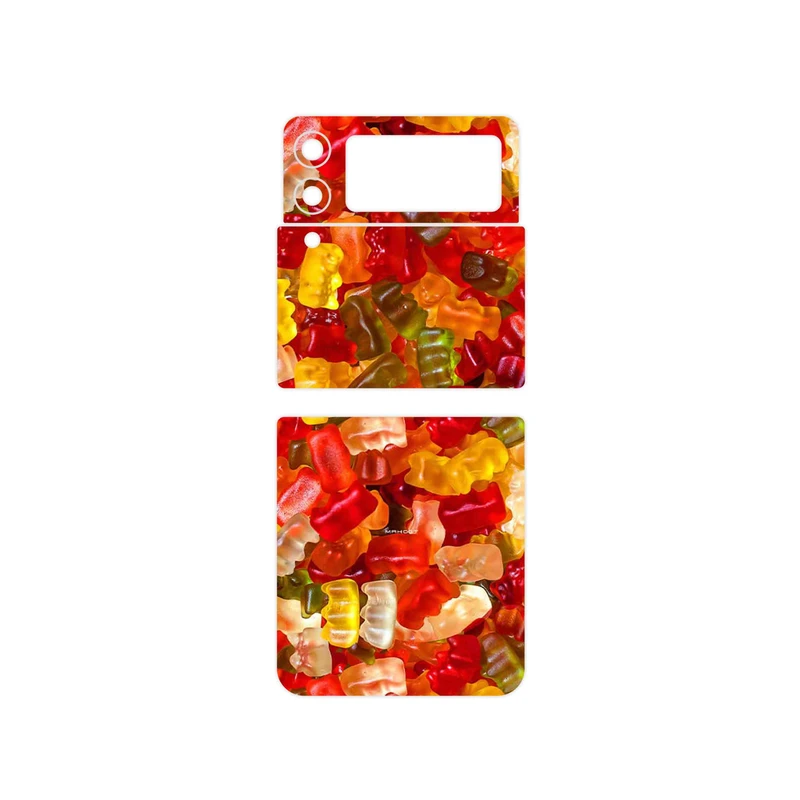 برچسب پوششی ماهوت مدل Gummi candy 1 مناسب برای گوشی موبایل سامسونگ Galaxy Z Flip3 5G