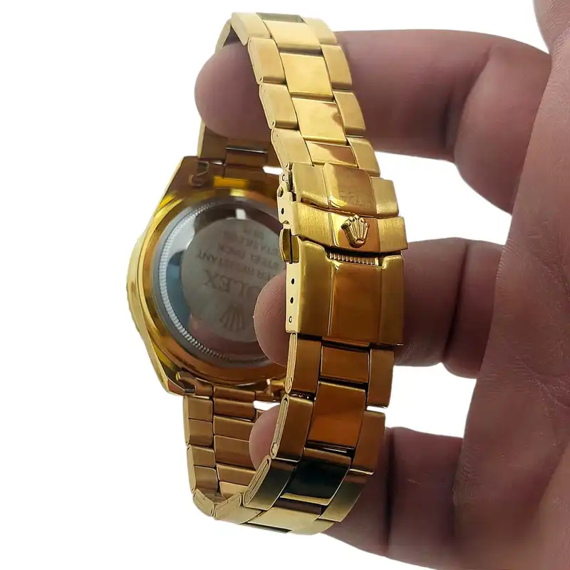 ست ساعت مچی عقربه ای زنانه و مردانه مدل ساب مارین Rl.BKGD