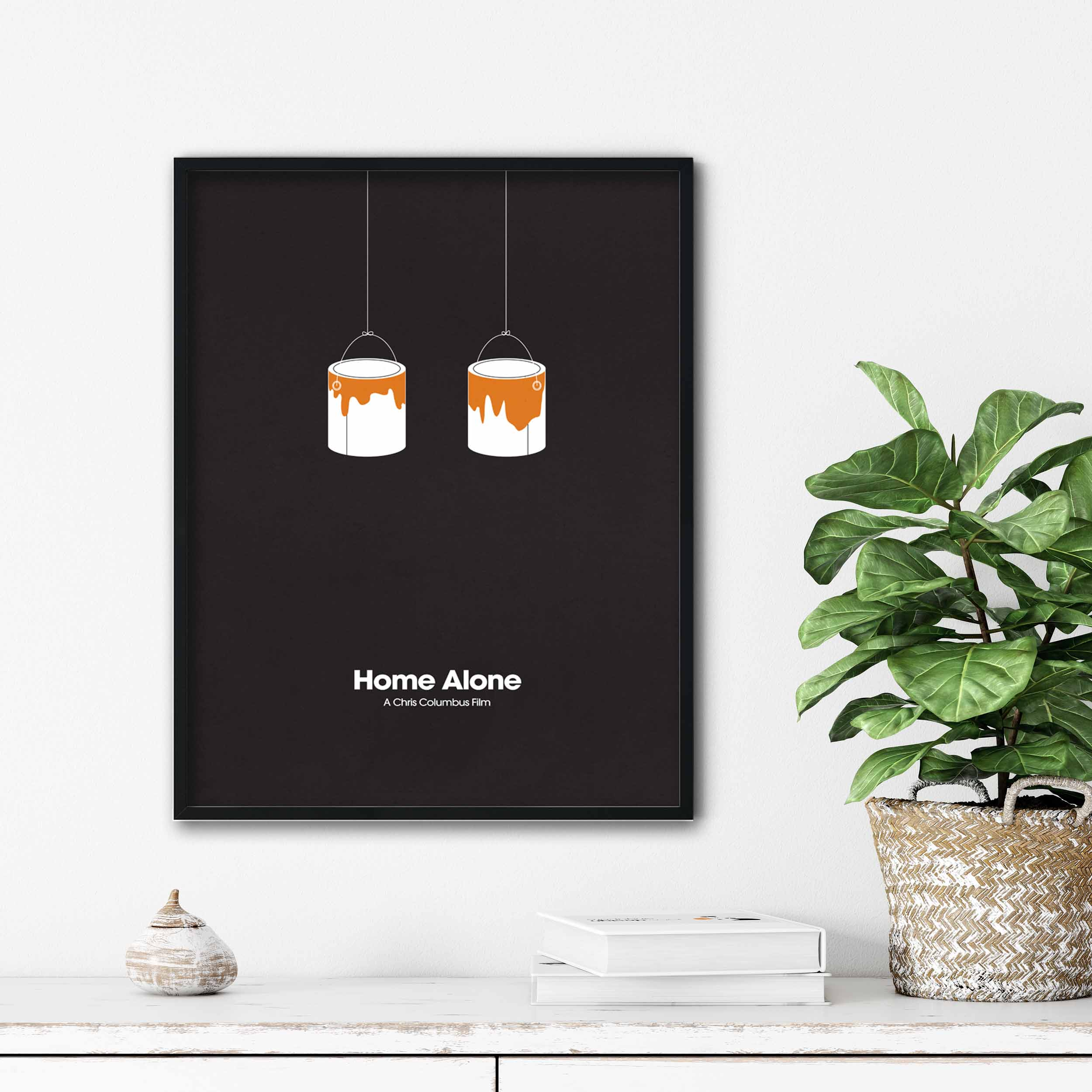 تابلو آتریسا طرح پوستر فیلم Home Alon مدل ATm92