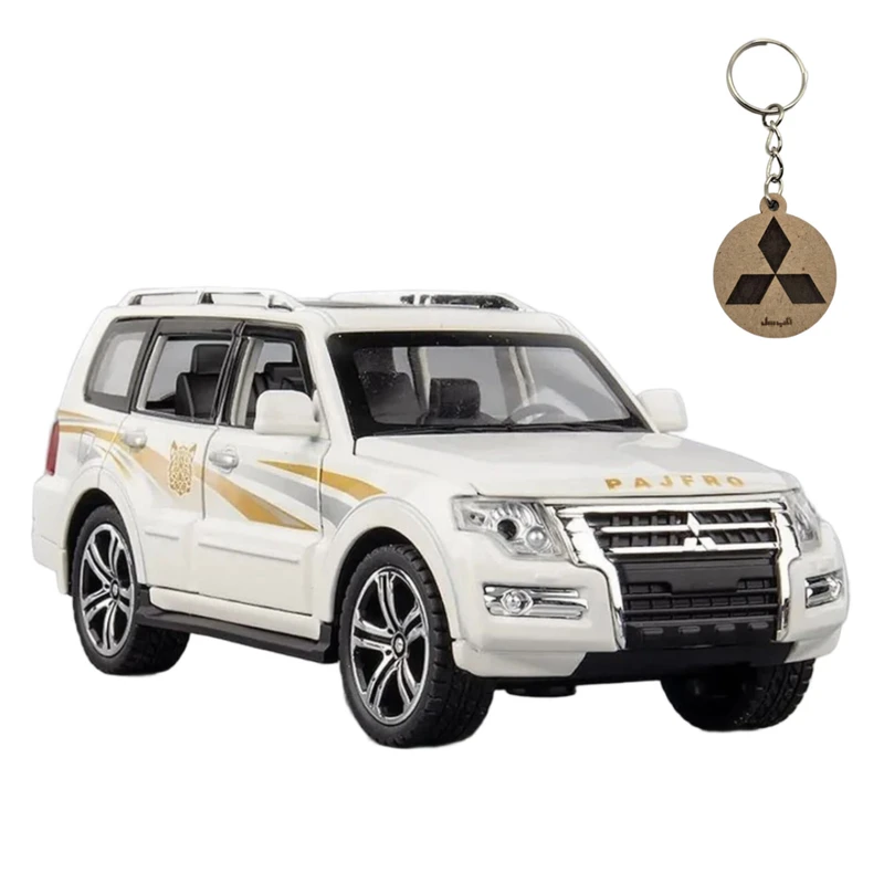 ماکت ماشین ناب سل مدل میتسوبیشی پاجرو فلزی موزیکال mitsubishi pajero به همراه جاسوییچی ماکت ماشین ناب سل مدل میتسوبیشی پاجرو فلزی موزیکال mitsubishi pajero به همراه جاسوییچی