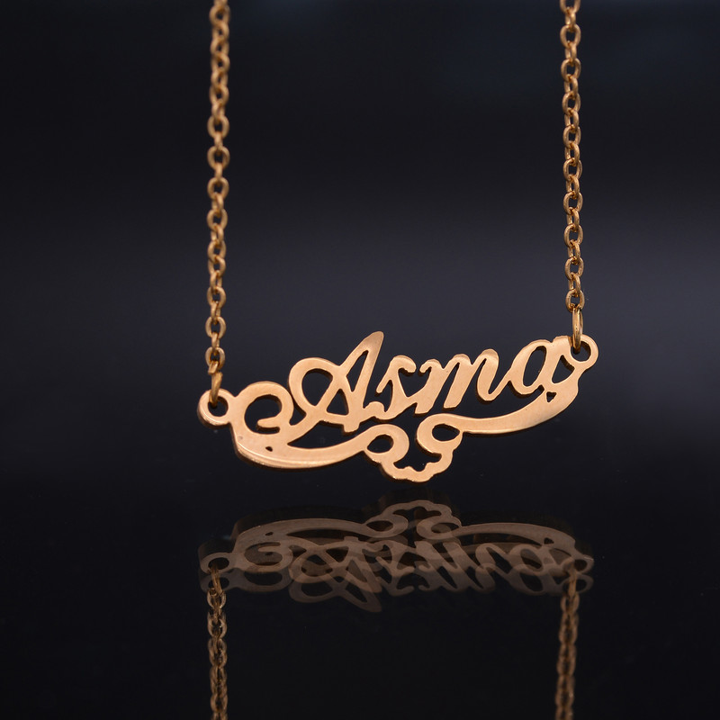 گردنبند زنانه طرح اسما کد GA1178