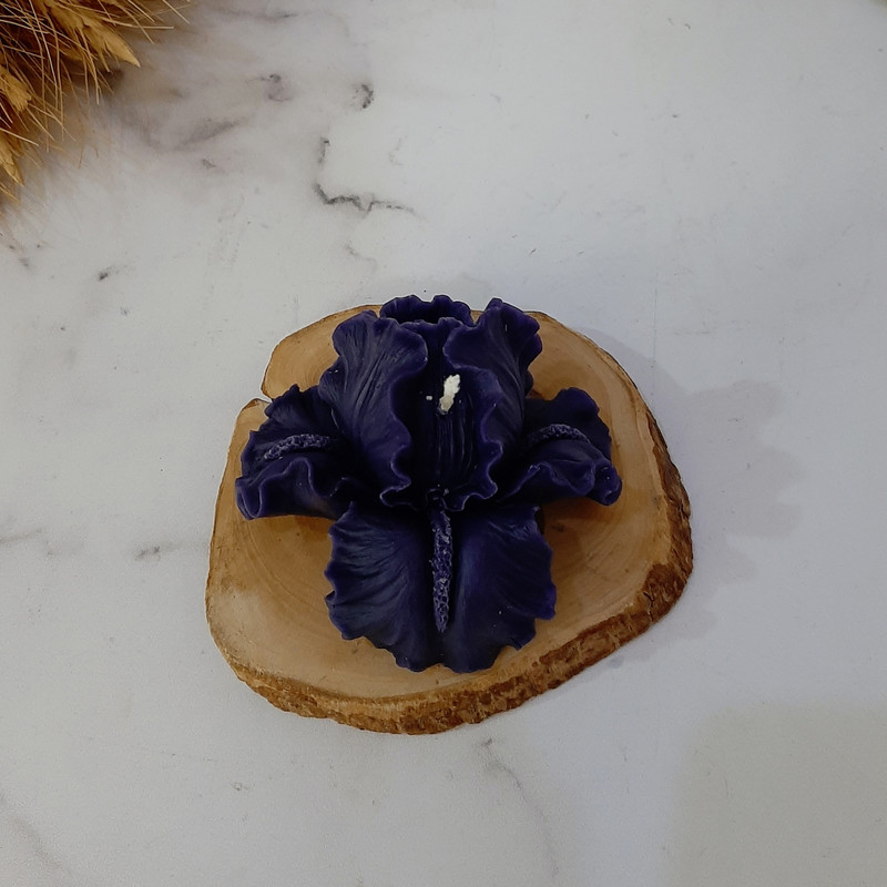 شمع مدل زنبق مجموعه 2 عددی