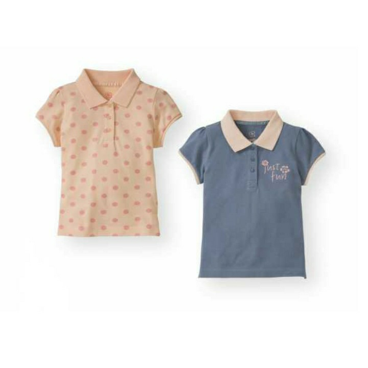 پولوشرت آستین کوتاه دخترانه لوپیلو مدل rosh 10431 LU مجموعه دو عددی