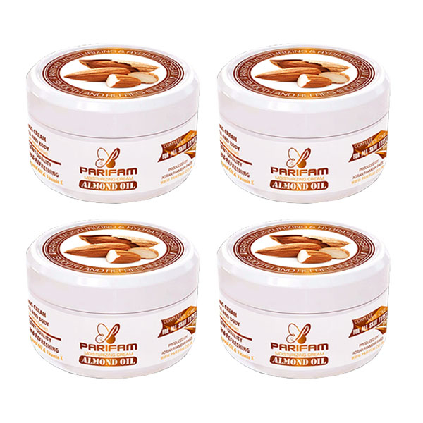 کرم مرطوب کننده پریفام مدل Almond حجم 150 میلی لیتر مجموعه 4 عددی