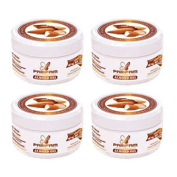 کرم مرطوب کننده پریفام مدل Almond حجم 150 میلی لیتر مجموعه 4 عددی