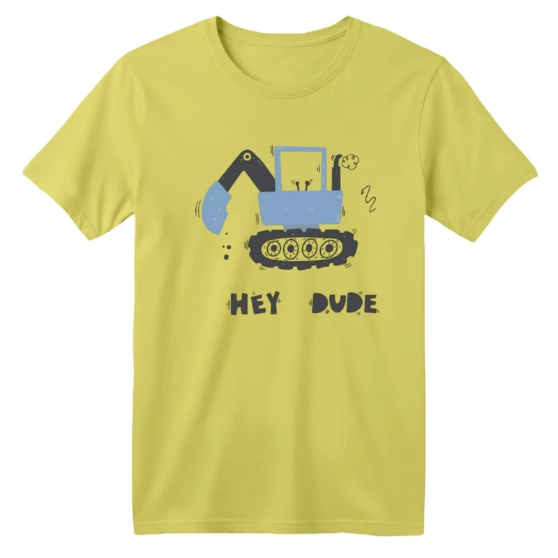 تی شرت آستین کوتاه بچگانه مدل ماشین کد ۵