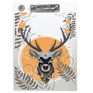 تخته شاسی طه چوب  مدل Gray deer01 سایز A4