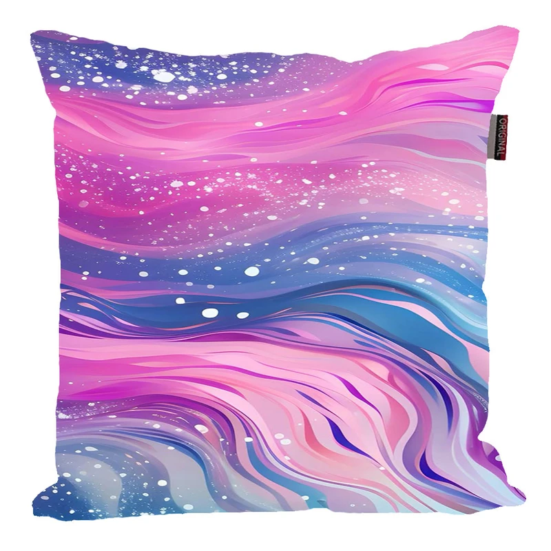 کوسن پاد آفرین مدل فانتزی طرح سنگ مرمر رنگی کیوت زیبا کد p1018