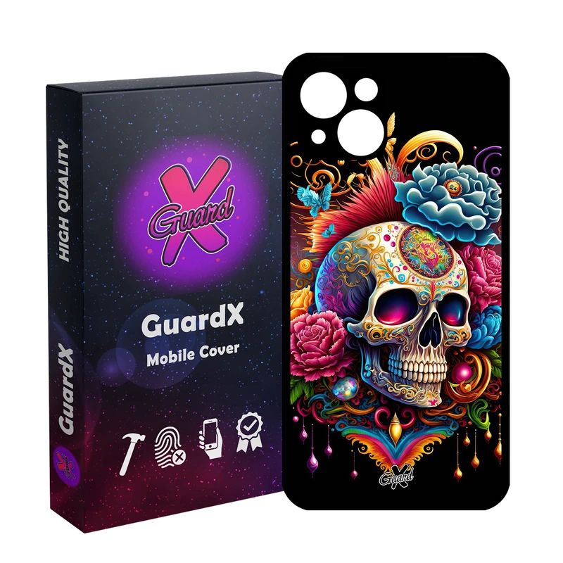 کاور گارد ایکس طرح جمجه مدل Glass10602 مناسب برای گوشی موبایل اپل iPhone 13