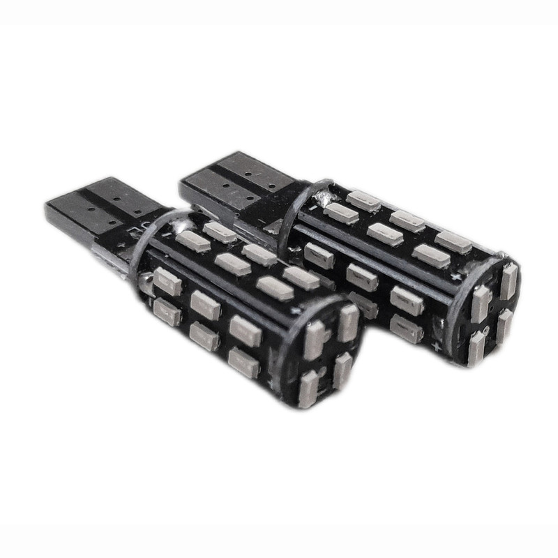 لامپ چراغ کوچک خودرو مدل smd28.bl پایه آریایی بسته دو عددی