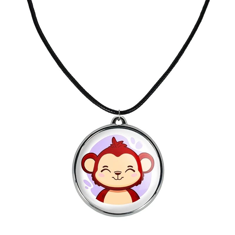 گردنبند خندالو مدل میمون حیوانات بامزه کد 3713637137