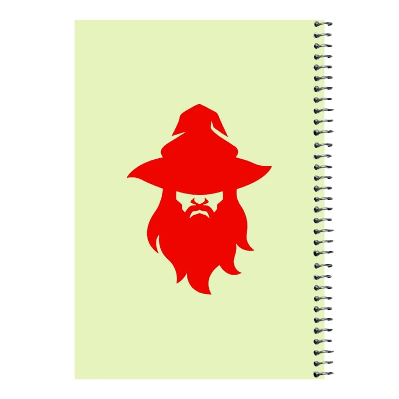 دفتر مشق 80 برگ اس جی مدل جادوگر کد۱   