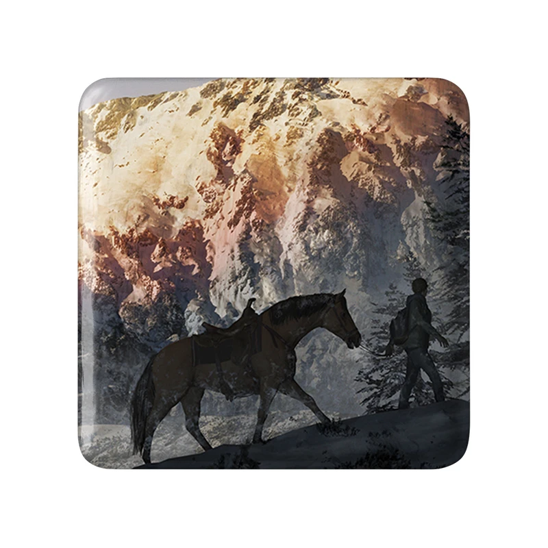 مگنت خندالو طرح بازی آخرین بازمانده از ما (The Last Of Us) مدل مربعی کد 31714