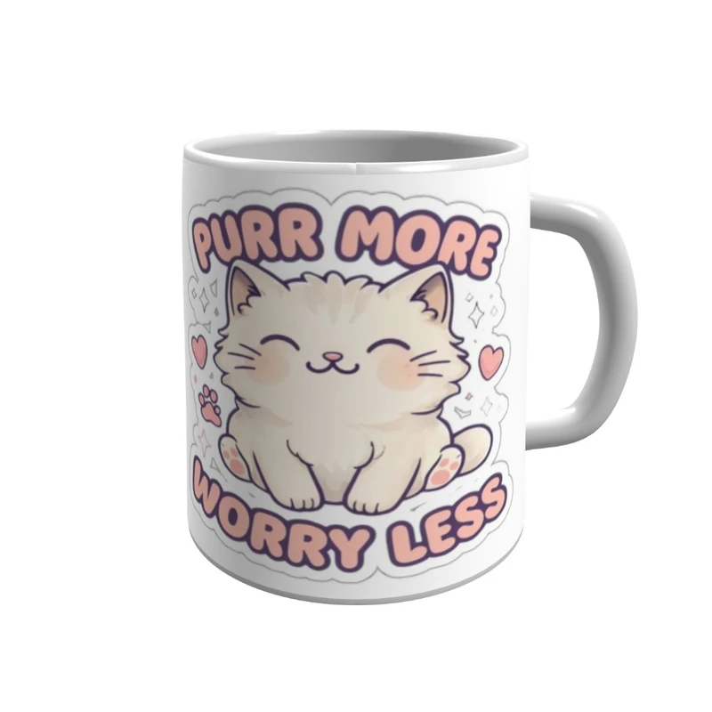 ماگ پاد آفرین طرح گربه مدل R 81