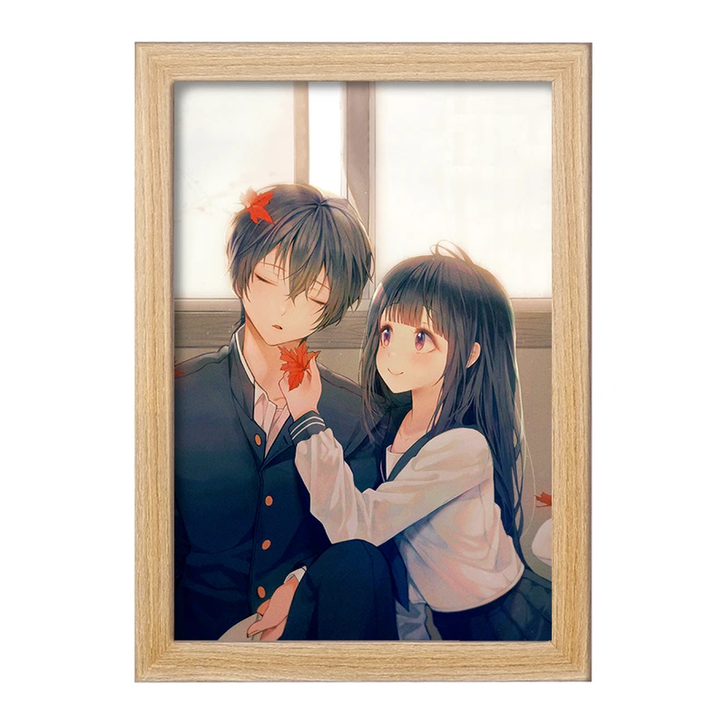 تابلو خندالو مدل چیتاندا و اورکی انیمه هیوکا Hyouka  کد 17072