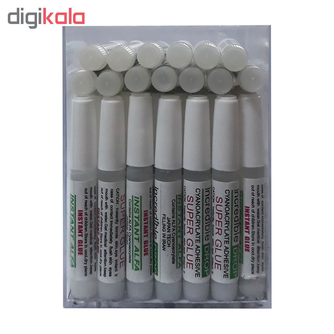 چسب قطره ای اینستنت آلفا کد 032 بسته 60 عددی چسب قطره ای اینستنت آلفا کد 032 بسته 60 عددی