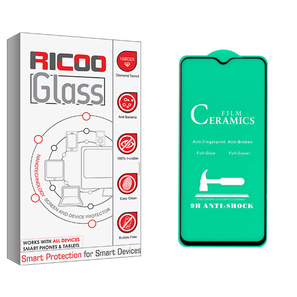 محافظ صفحه نمایش سرامیکی ریکوو مدل +HD مناسب برای گوشی موبایل شیائومی Redmi Note 8 Pro