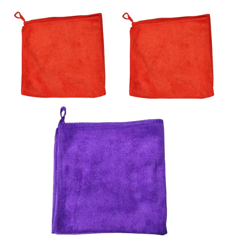 دستمال آشپزخانه مدل حوله ای نانو کد 03 مجموعه 3 عددی