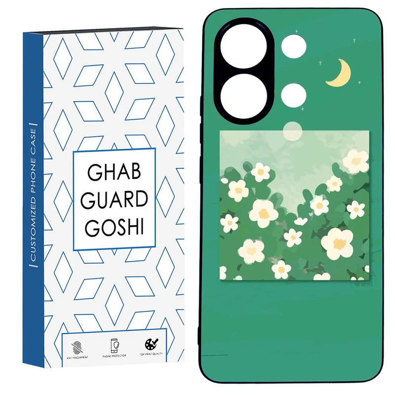 کاور قاب گارد گوشی طرح گل کد TPU-028 مناسب برای گوشی موبایل شیائومی  REDMI NOTE 13 4G
