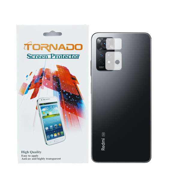 محافظ لنز دوربین تورنادو مدل نانوگلس مناسب برای گوشی موبایل شیائومی Note 11 Pro بسته 40 عددی