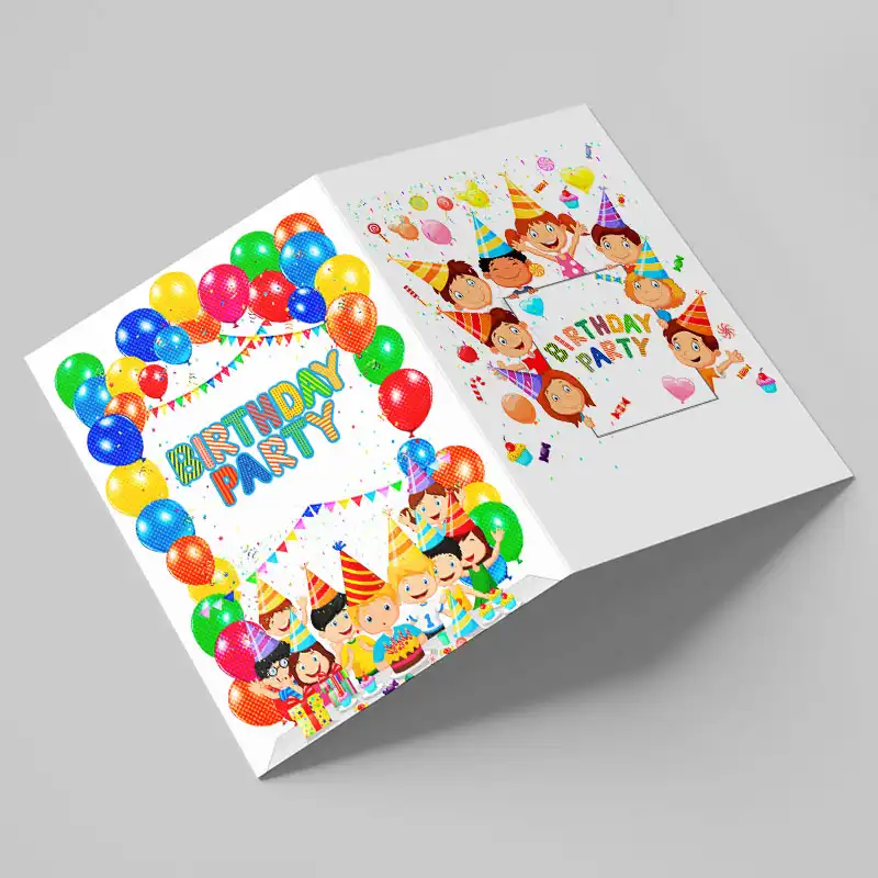 کارت دعوت مدل تولد طرح کودکانه کد TAV-DA-14 بسته 10 عددی
