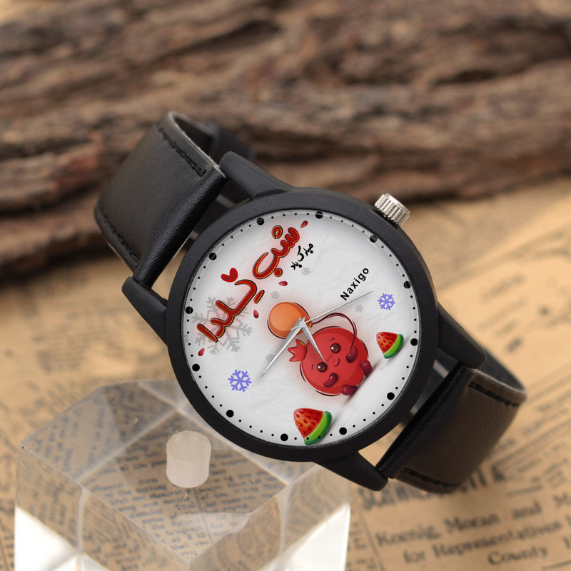 ساعت مچی عقربه ای ناکسیگو مدل شب یلدا کد LF12327 ساعت مچی عقربه ای ناکسیگو مدل شب یلدا کد LF12327