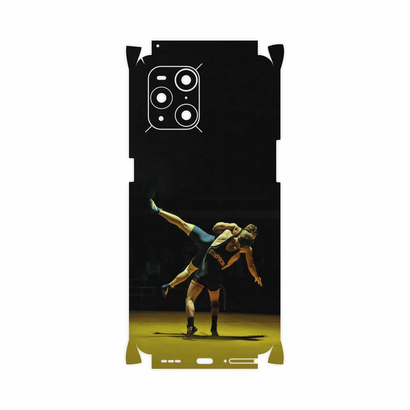 برچسب پوششی ماهوت مدل Wrestling-FullSkin مناسب برای گوشی موبایل اپو Find X3 Pro