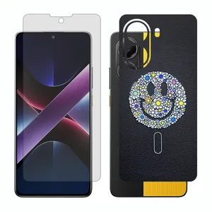 Glass Together model matte screen protector suitable for Xiaomi Poco X7 Pro mobile phone with back cover sticker