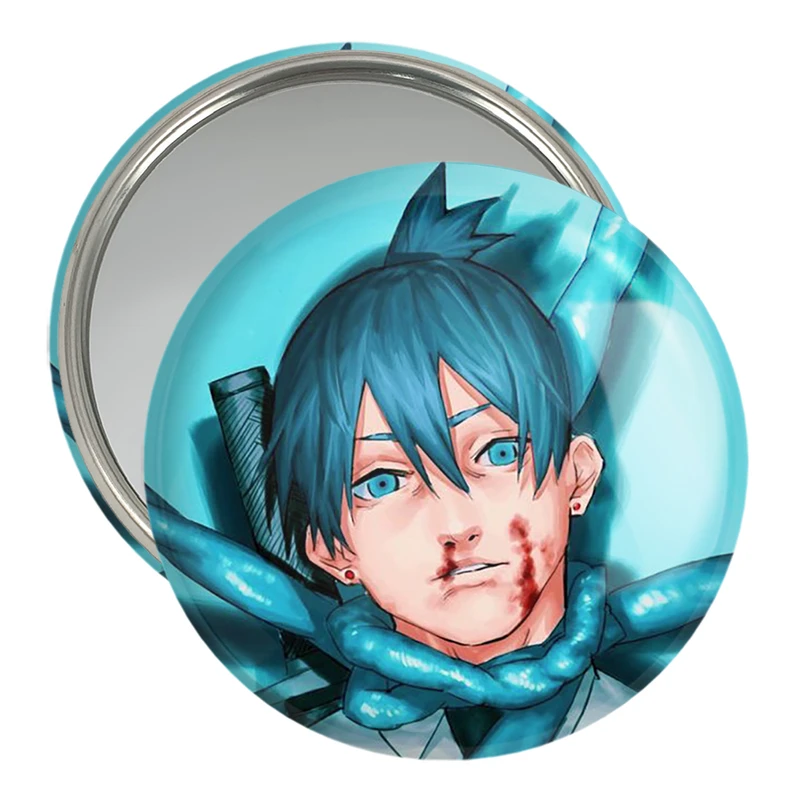 آینه جیبی خندالو مدل هایاکاوا انیمه مرد اره ای Chainsaw Man  کد 17893