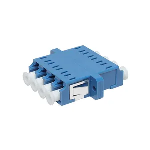 Sumico Fiber Optic Adapter Model LC-LC-QUAD SM UPC Flanged FO07120004