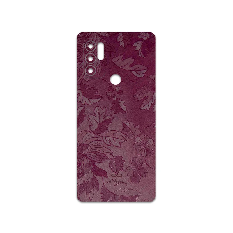 برچسب پوششی ماهوت مدل Red-Wildflower مناسب برای گوشی موبایل موتورولا Moto G60S