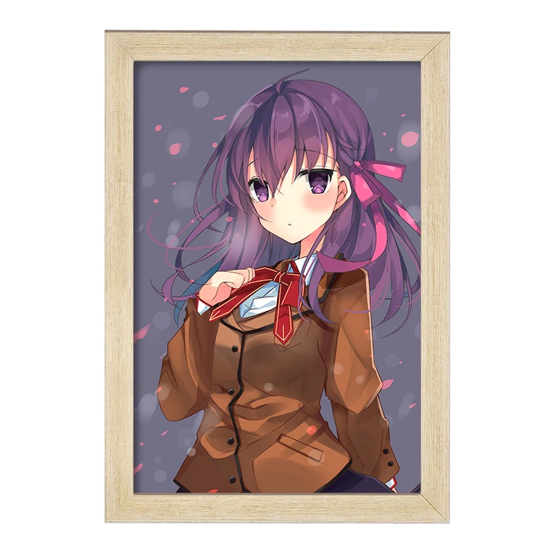 تابلو خندالو مدل ساکورا انیمه فیت استی نایت Fate Stay Night  کد 22798